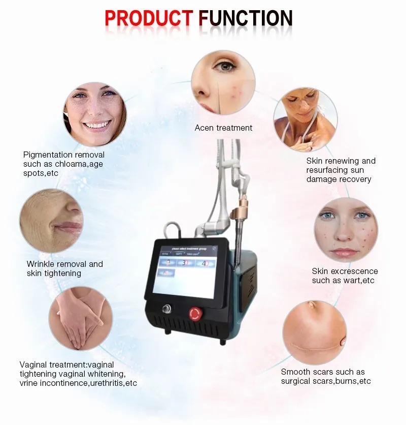 HOT Portable CO2 Fraction Radiofrequency Skin Repair Instrument Lift And Tighten The Skin To Remove Pigmentation The Best Choice For Beauty Lovers High-end Machine