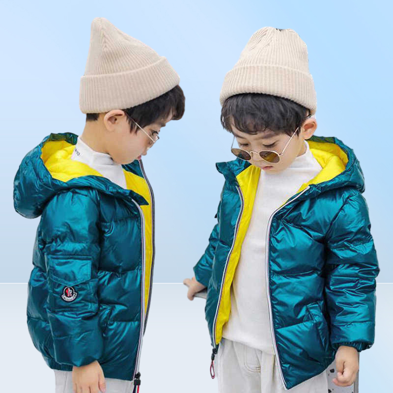 Giacca invernale a giù bambini ragazzi ragazzi con cappuccio colorato giacca palla palla ragazze giacca invernale ragazze cappotti bambini3756461