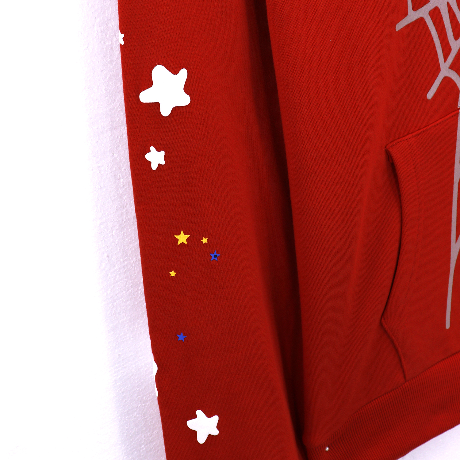 spider hoodie  designer sweatshirt Red light blue pullover mens Street hip-hop stars in the same casual coat