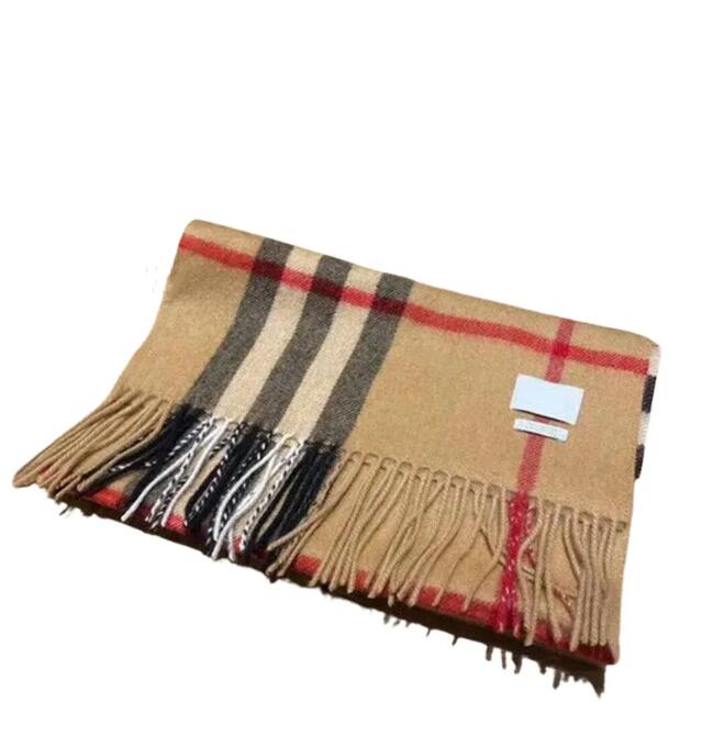 Women Cashmere Classic Plaid Designer Scarves Touch Touch Warm Wraps with Tags Autumn Winter Long Shaws