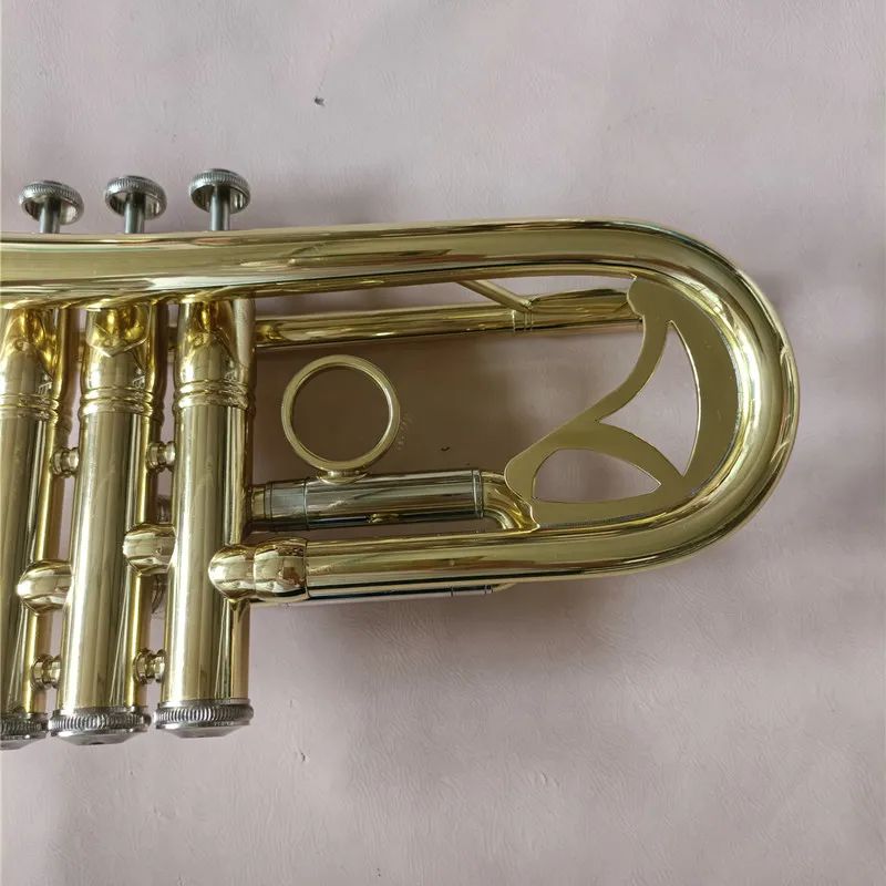 Лидер продаж, качество Bb Trumpet B, плоская латунь, посеребренная профессиональная труба, музыкальные инструменты с кожаным чехлом 00