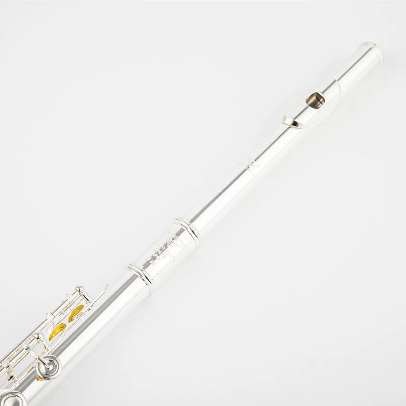 Top Japan Sankyo 601 Fluit Professionele Cupronickel Opening C Sleutel 17 Gat Fluit Verzilverd Muziekinstrumenten Met Case
