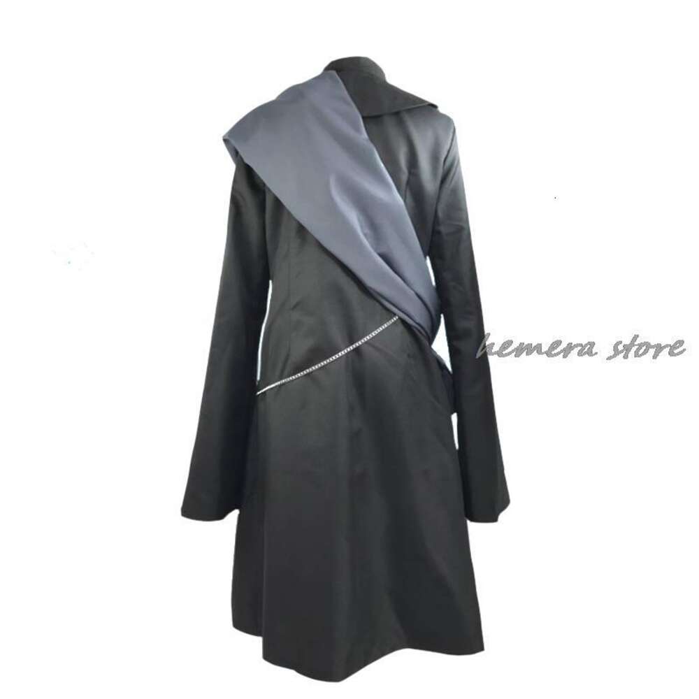 Cosplay Cosplay Black Butler Kuroshitsuji Undertaker Costume Costumi feste di Halloween Set completo su misura con catena e parrucca cappelli