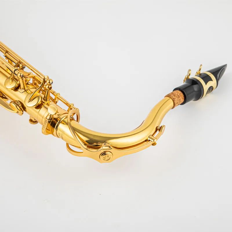 High Tenor Saxophone YTS-875EX BB TUNE LACKERED GOLD WOODWIND INSTRUTION MED CASE ACCEITORS Free Frakt