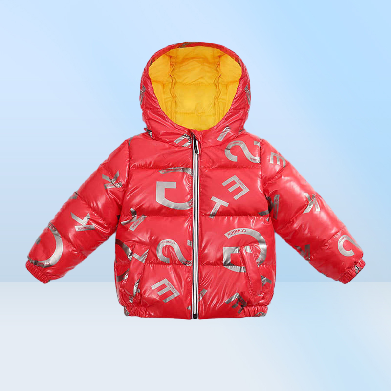 Down Coat Winter Jacket for Baby Kids Boys Hooded Colorful Parkas Coat Puffer Jacket Warm Winter Jacket For Girls Coats Children6972858