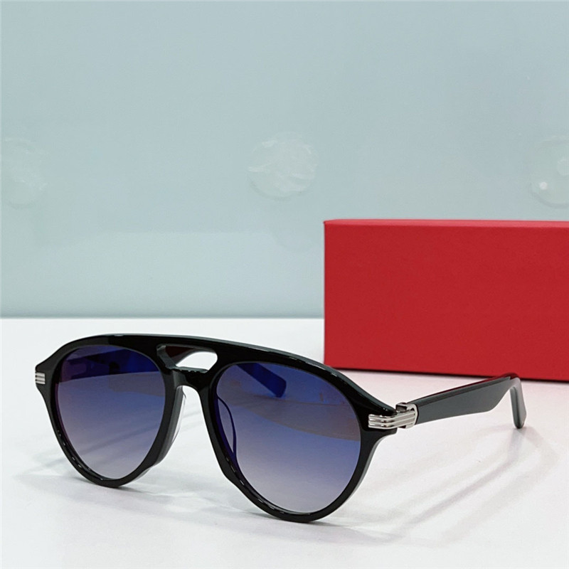 Nouveau design de mode lunettes de soleil pilote 0416S monture en acétate style simple et populaire lunettes de protection uv400 extérieures polyvalentes