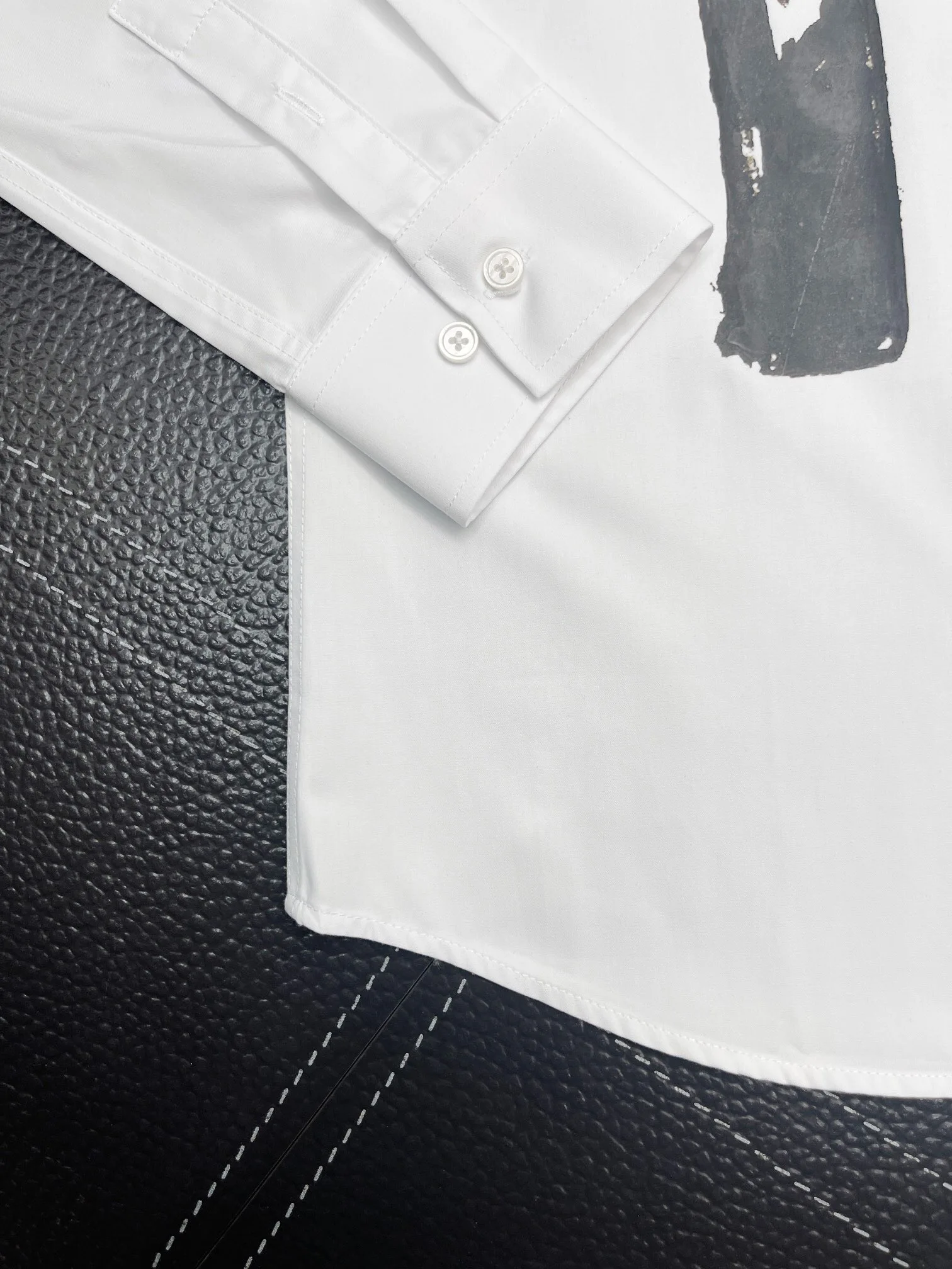 Herrklänningskjortor Bomullsillustration Bottle Print Long Sleeve Camisas Masculina Casual Slim Fit Mens Business Shirt 191649