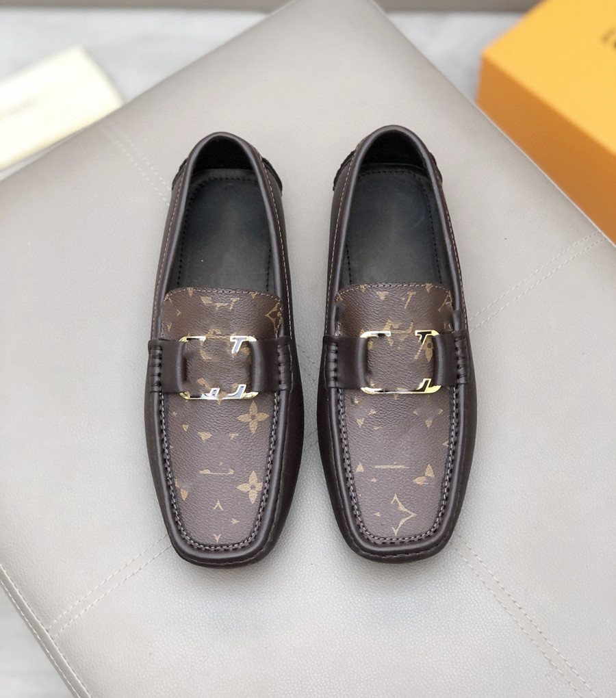 41 Modèle Hommes Designer Mocassins Chaussures Luxueux Classiques Italiens Mocassins En Or Chaussures Habillées Noir Marron Véritable Bureau En Cuir Mariage Marche Chaussures Taille 38-46