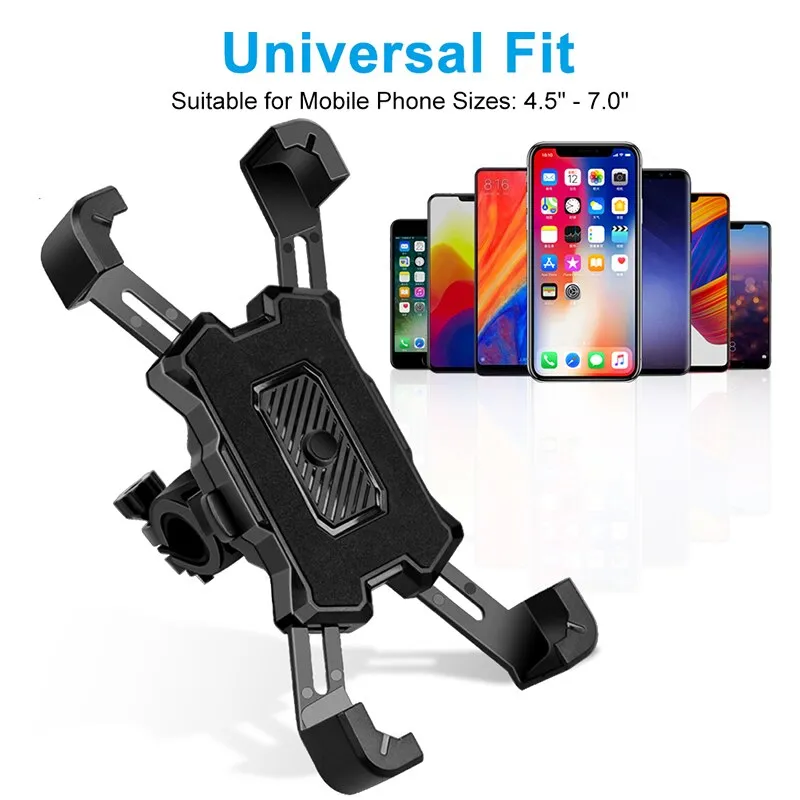 360 ° draaibare telefoonhouder voor elektrische fietsen voor iPhone Xiaomi rijden MTB-fiets Moto motorfiets standaardbeugel antislip fietsen