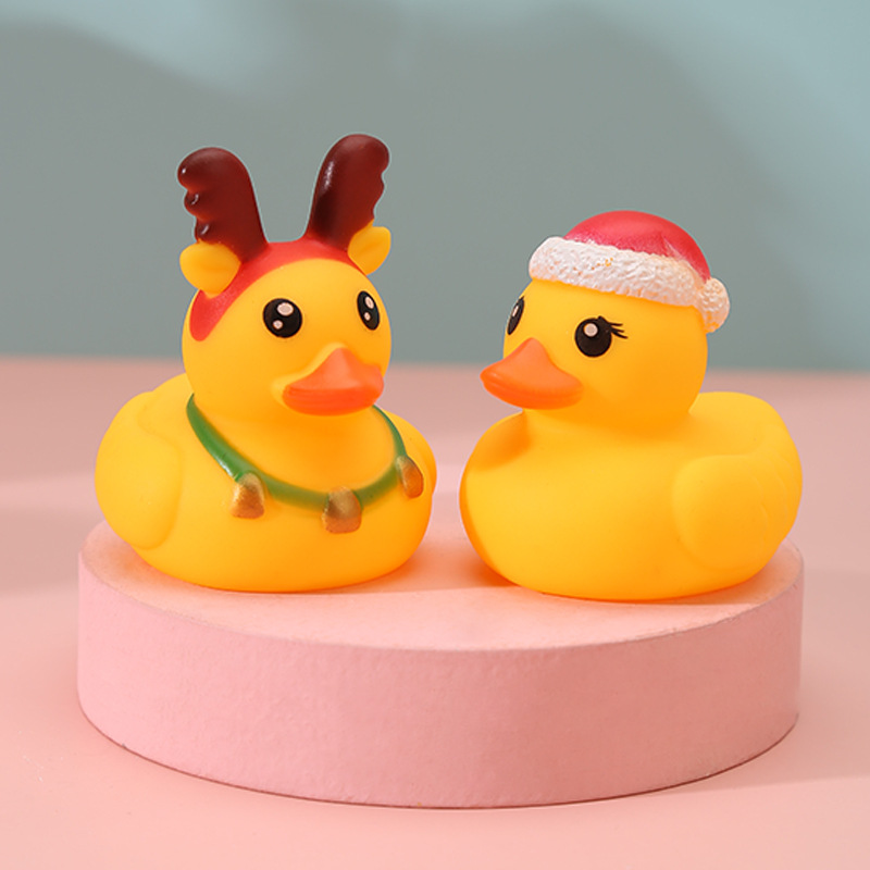Dekoracja samochodu świąteczna impreza faworyjka gumowa kaczka do kąpieli dziecięce kaczki świąteczne świąte