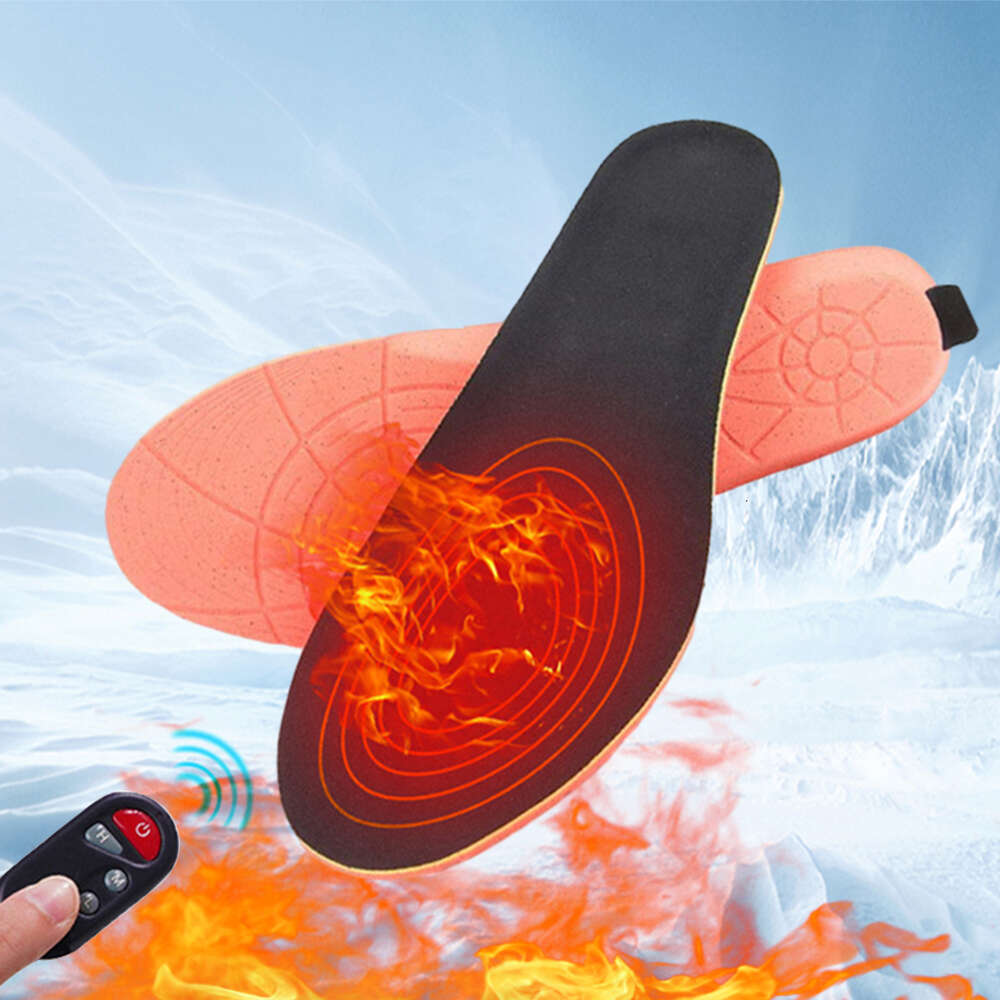 Heated Socks Pairs Mah Heating Shoes Pads Wireless Feet Warm Sock Mat Adjustable Temperature Thermal Insoles Pad For Camp Hiking