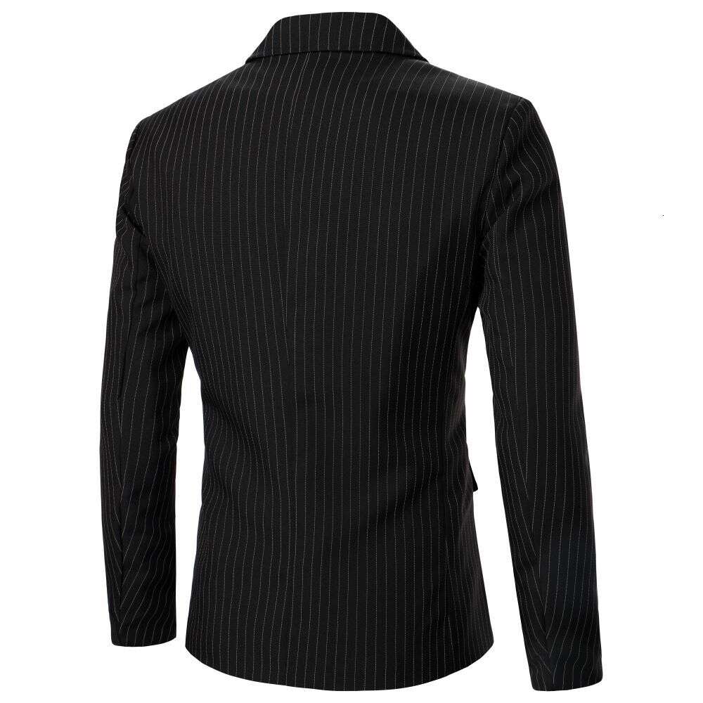 Schlichtes Liniendesign, Knopftasche, Business-Casual, formelles Treffen, Hochzeit, Bräutigam, Abendessen, Herren-Blazer