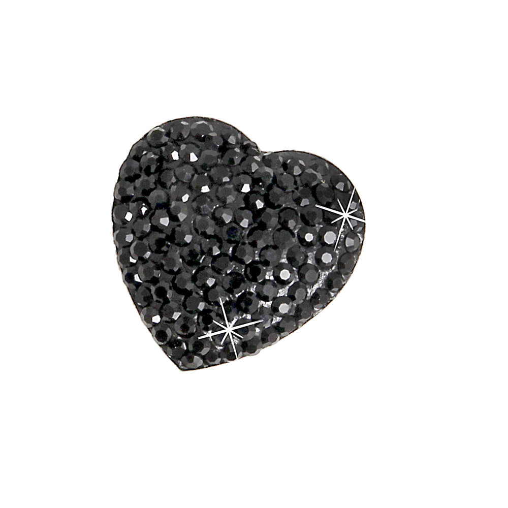 Magneti frigorifero a forma di cuore con diamanti Adesivi magnetici in acciaio inossidabile Adesivi decorativi frigorifero domestico