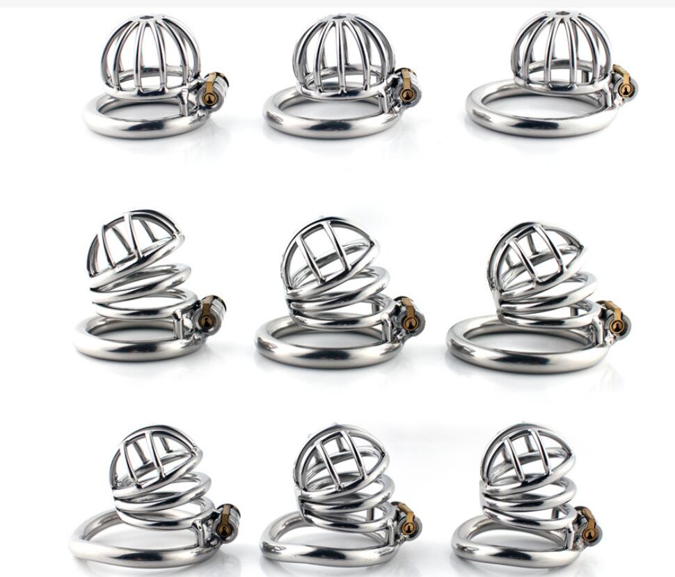 Other Health Beauty Items Stainless Steel Stealth Lock Male Chastity Device Super Small Short Cock Cage Penis Ring Belt