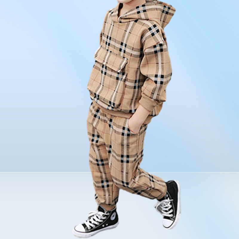 Infantil capuz boys designers roupas roupas de bebê roupas para crianças roupas de roupas de roupas de roupas de roupas de manga longa de manga longa calça longa 5873670