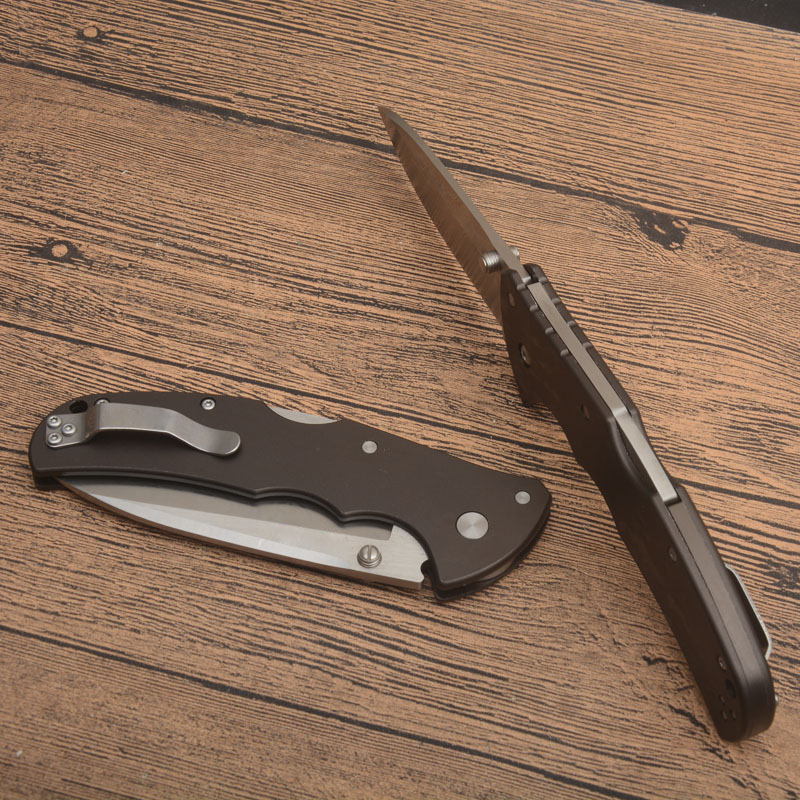 Специальное предложение CS CODE 4 Тактический складной нож для выживания S35VN Satin Drop Point Blade 6061-T6 Ручка Открытые карманные ножи EDC