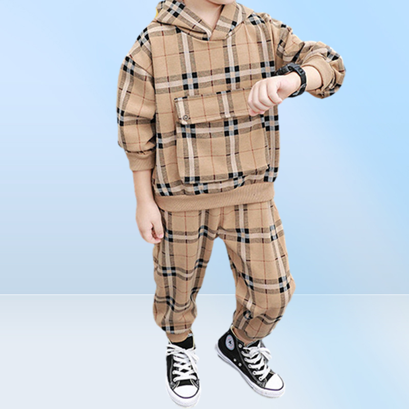 Infantil capuz boys designers roupas roupas de bebê roupas para crianças roupas de roupas de roupas de roupas de roupas de manga longa de manga longa calça longa 5873670