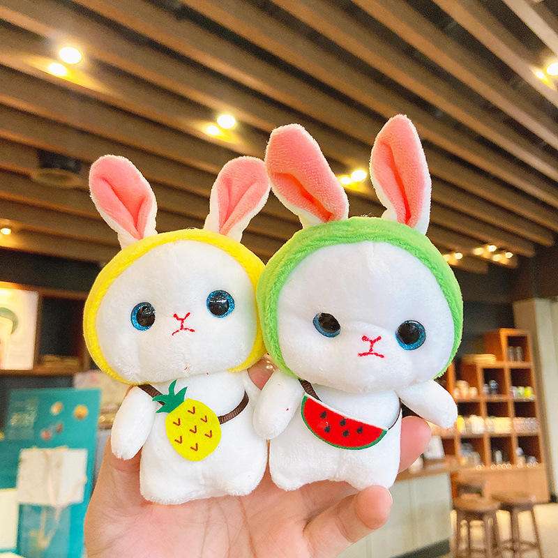 Doll rabbit doll doll key chain Cute bag creative key pendant bag hanging decoration plush key chain