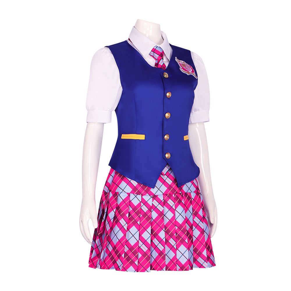 Delancy Costume Barbie Glamor Princess Academy School Uniform Cosplay Halloween Costume