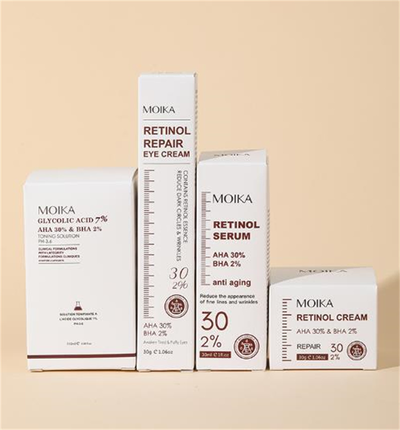Retinol Face Cream och Eye Serum Firming Lyfting Anti-Aging Minska rynka fina linjer Ansiktshudvård