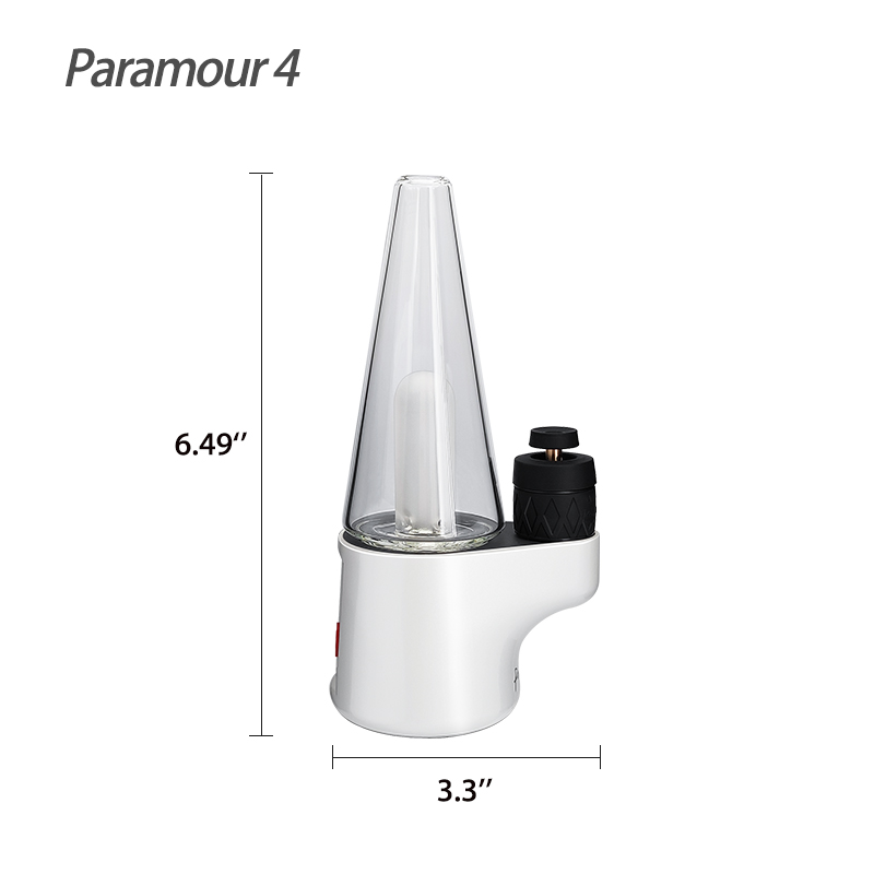 6.49inch Paramour 4 Electric Dab Rig E-Rig Smart E-Rig Wax Vaping with 3D Chamber Joystick Cap for Concentrate Oil US Stock