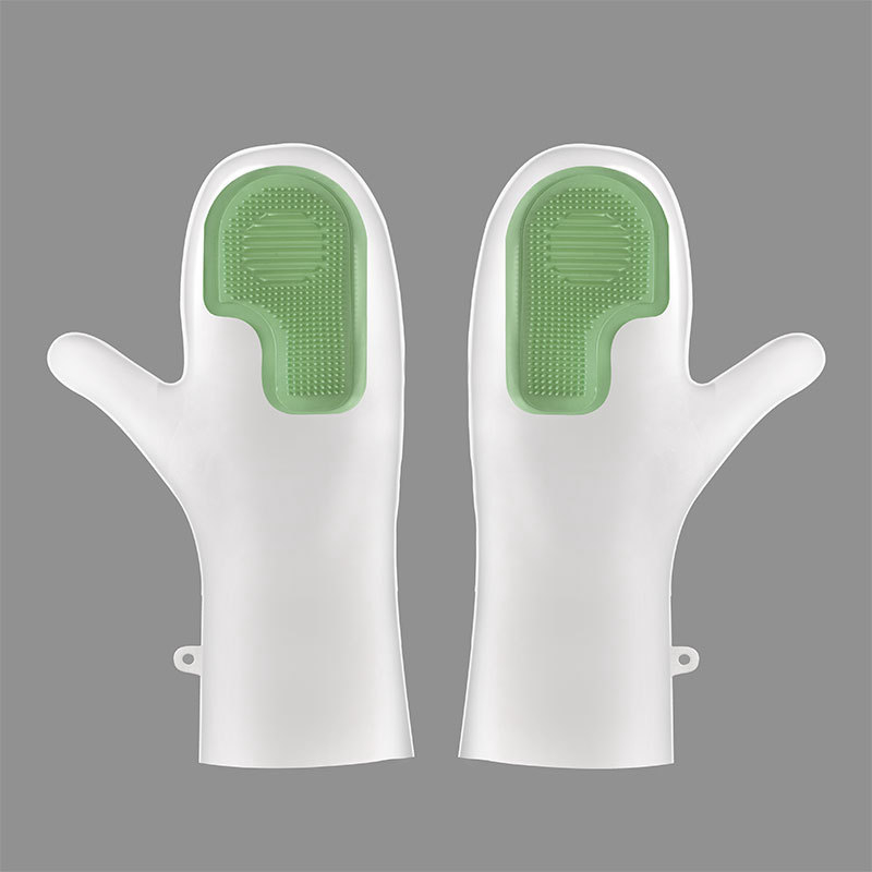 Kitchen Dish Washing Gloves Waterproof Household Dishwashing Cleaning Housework Non Slip Dish Washing Brush Gloves W0120