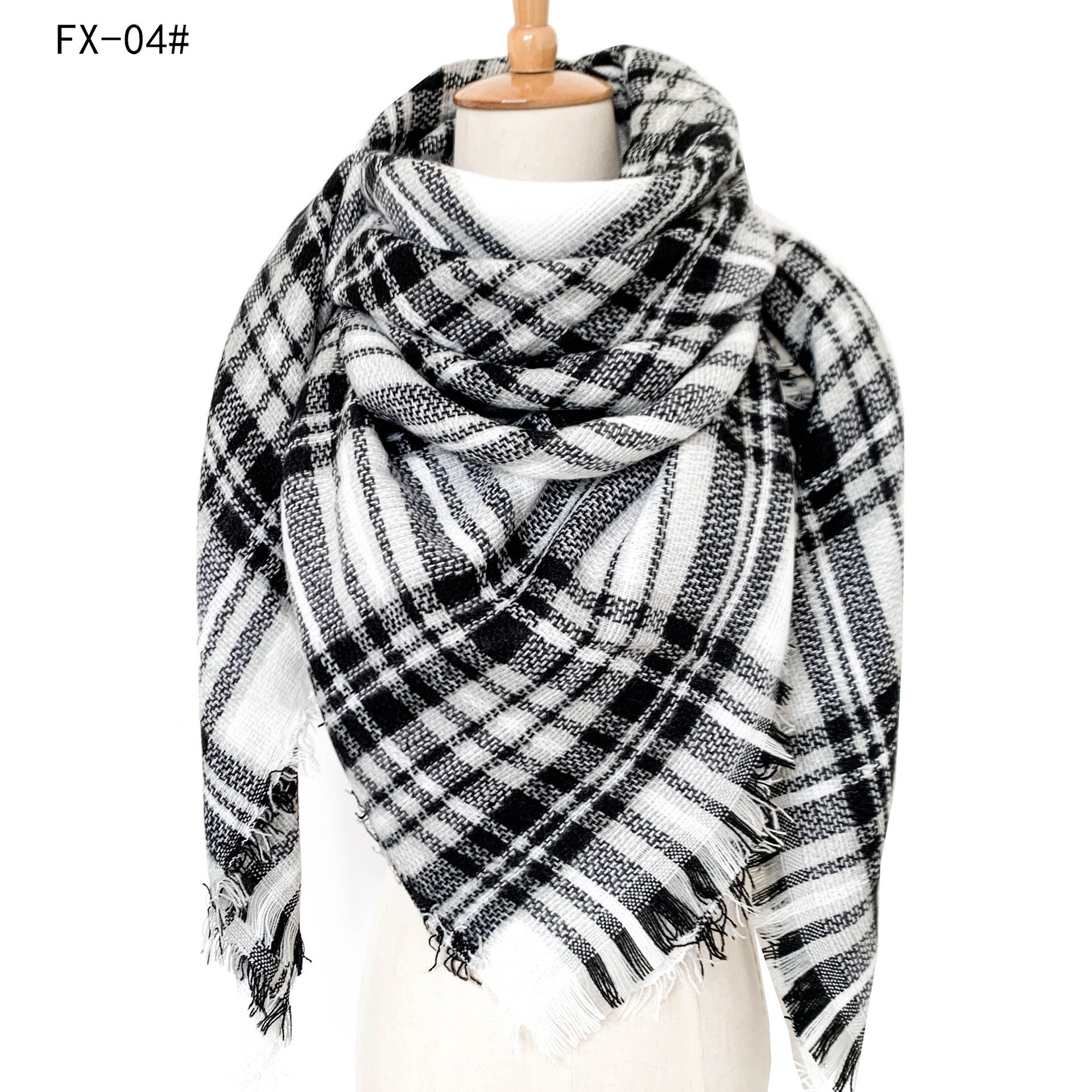 2023 Scarf For Men Women Cashmere Colorful Neck Scarf Plaid Winter Scarf Fall Softest Classic Warm