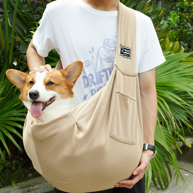 Pet Outing Crossbody Bag Cating Taşınabilir Köpek Sırt Çantası Pet Omuz Çantası