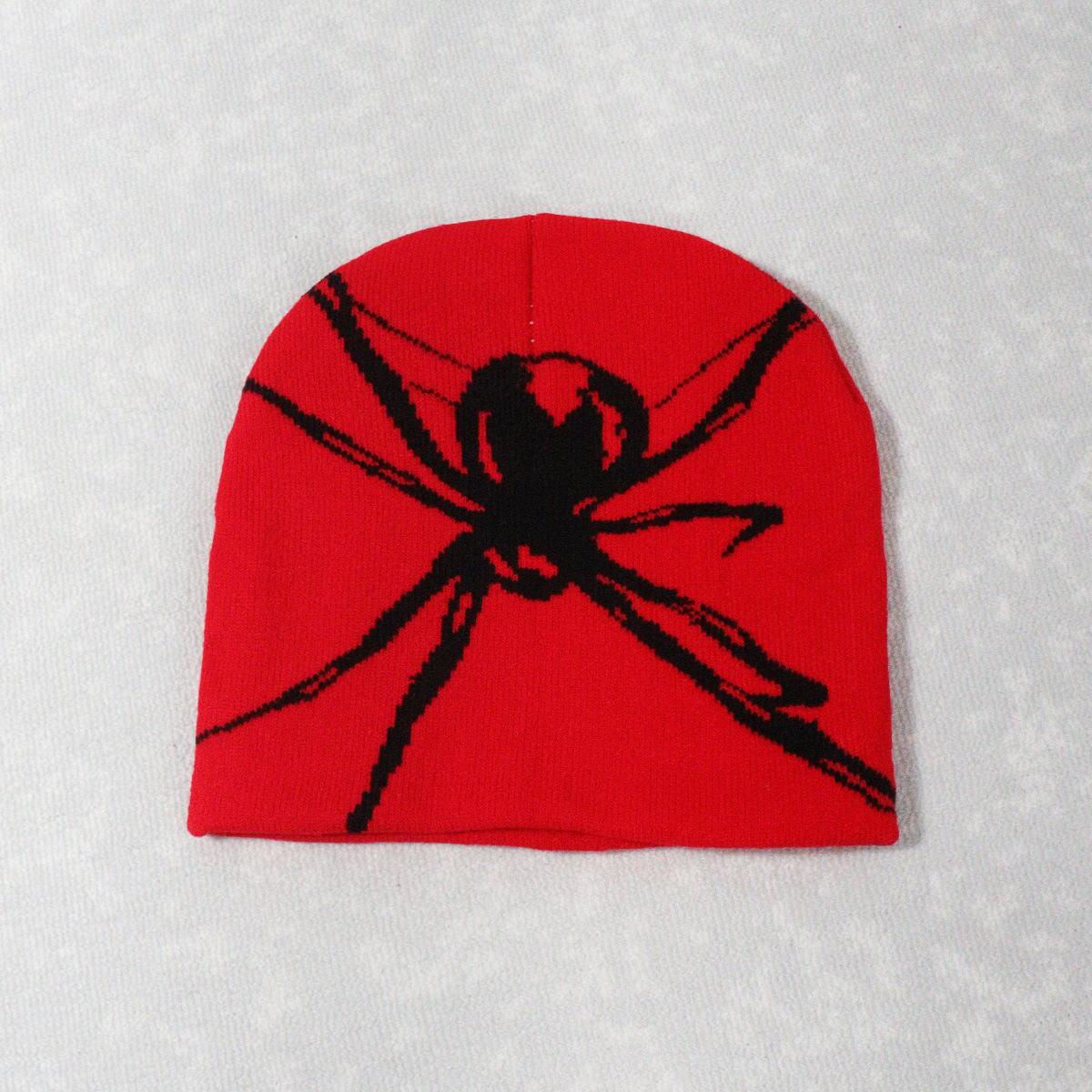 Gorros de punto para hombre y mujer, gorro nuevo de abrigo para otoño e invierno, gorro Unisex de lana de araña para Halloween