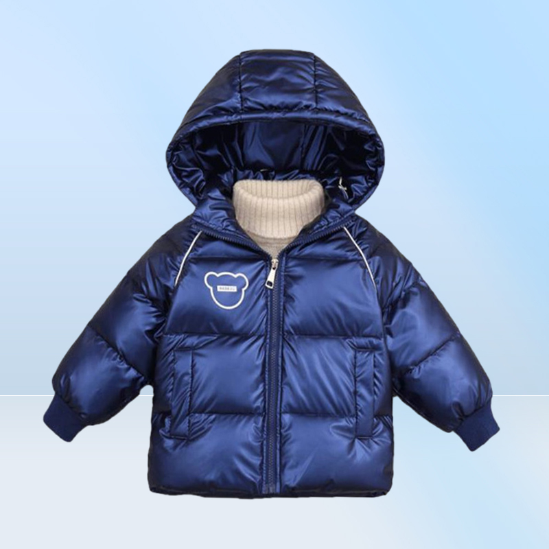 Kids Hooded Emphut Down Coat Jackets Enfants Boys filles Vêtements d'extérieur 2-6 ans Vêtements d'hiver 9846525