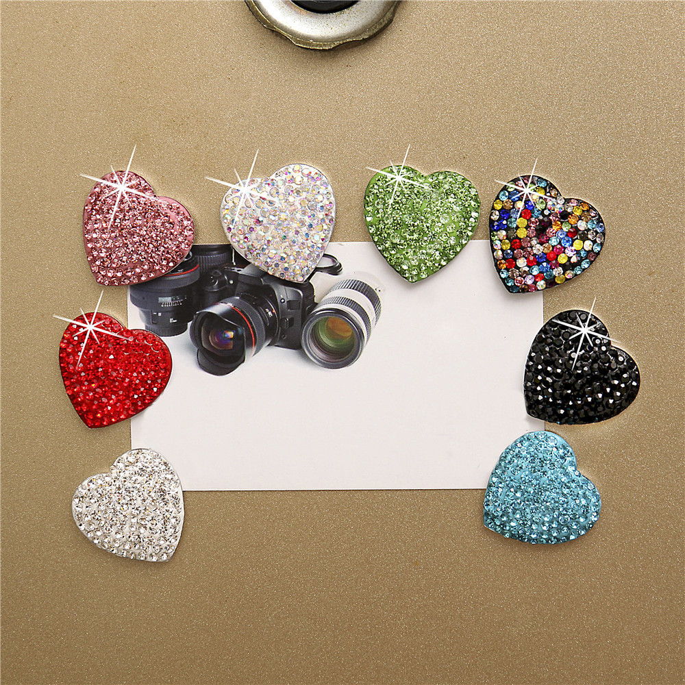 Hart koelkastmagneten diamant magnetische stickers huis koelkast decoratie stickers