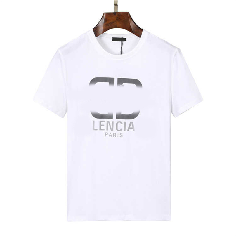 Été Nouveau Paris Embroilogo T-shirt Classic Designer Designer Mens Mens T-shirt Top Letter T-shirt Coton Vêtements à manches courtes