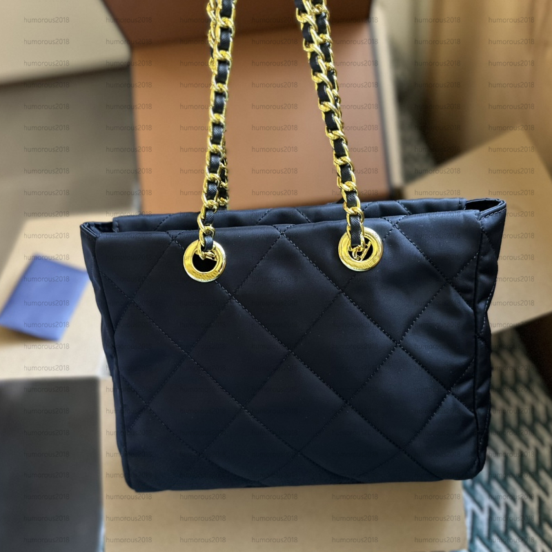 Mulheres re-edição 2023 chaine crossbody bolsa de ombro bolsa de pára-quedas designer bolsa de couro bolsa de compras grande tote