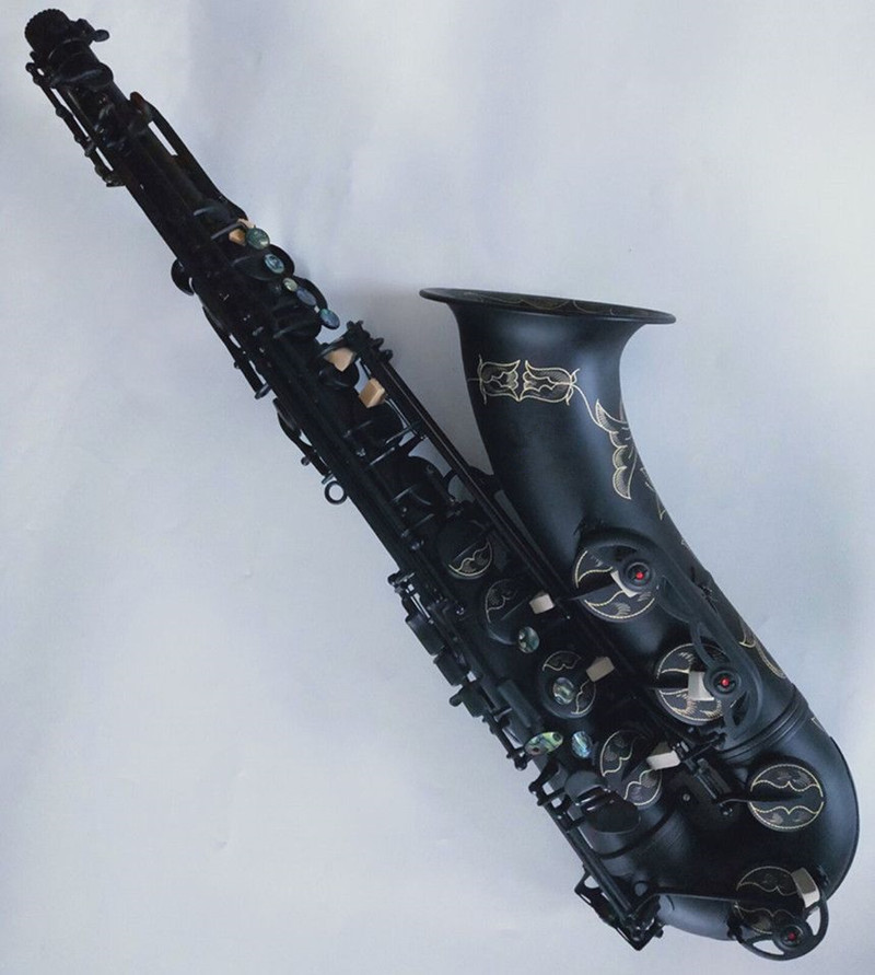 Япония Новый T-992 Тенор-саксофон Bb Saxopfone Теноровые музыкальные инструменты Черное золото с мундштуком Professional
