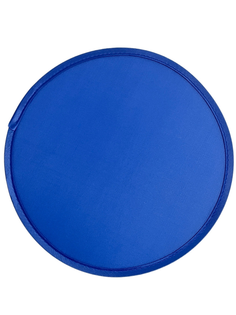 Sommer kreativer Polyester-Falt-Nylon-Falt-Werbegeschenk Nylon-Frisbee-Fächer Bunt faltbar 30 cm, kann bedruckt werden Logo-Zoll-Flugscheibe mit Beuteln