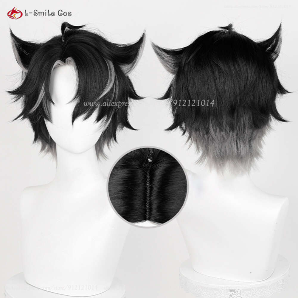 Catsuit Costumes Genshin påverkar Lyney Scaramouche Tartaglia Wriothesley Lumine Lynette Yae Miko Freminet Kaveh Venti Furina Ganyu Cosplay Wigs