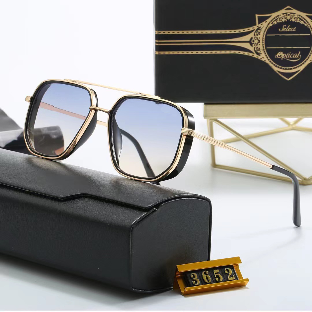 Fashion Cool SteamPunk Punk Style Vintage Sunglasses Metal Mesh Side Shield Hip Hop Brand Design Sun Glasses DITA