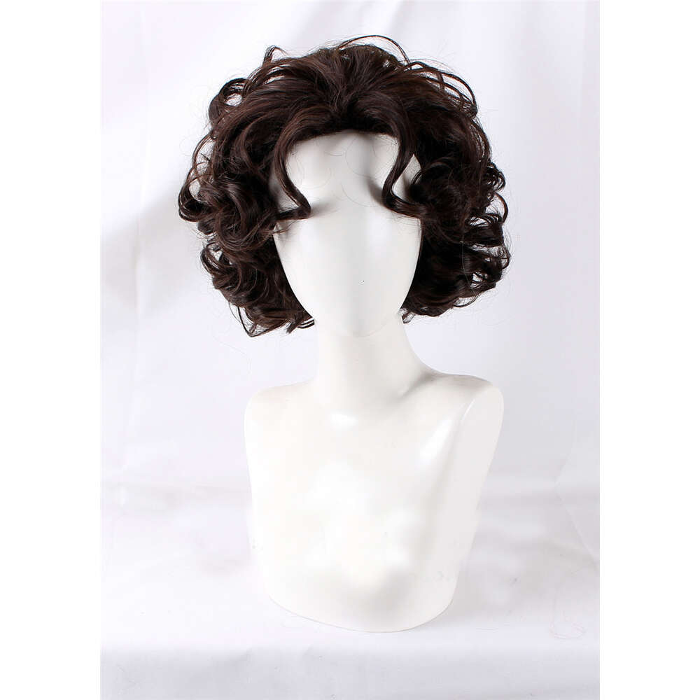 Catsuit Costumes 2022 New Mirabel Madrigal Short Dark Brown Curly Heat Resistant Cosplay Costume + Wig Cap