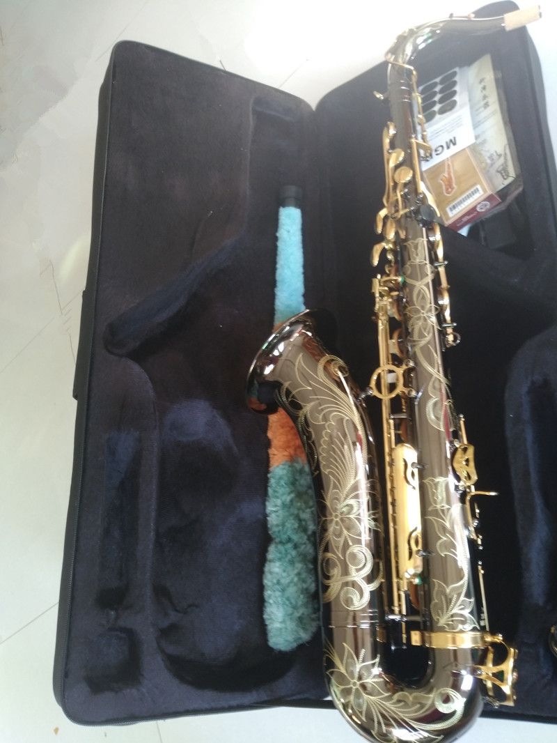 Japão Yanagisa T-992 Novo saxofone tenor de alta qualidade Sax de níquel preto Falling Tune B saxofone tenor tocando profissionalmente B parágrafo plano Música Saxofone preto