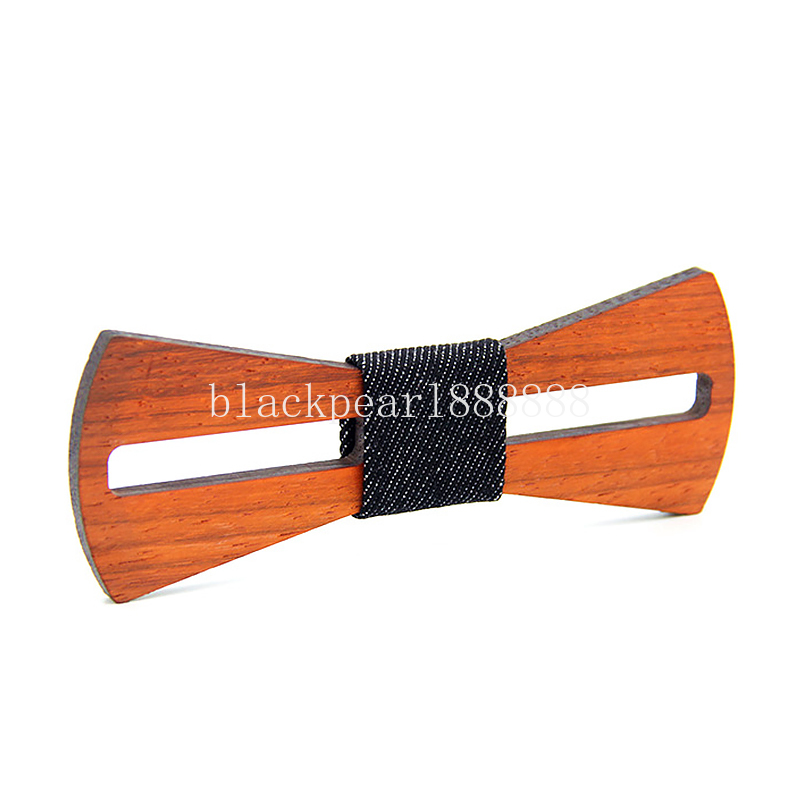 Neue Holz Fliege Für Männer Unisex Aushöhlen Geschnitzte Retro Holz Krawatten Verstellbaren Riemen Bowknots Bowtie