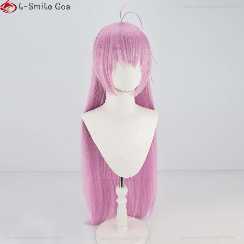 Trajes de catsuit 100cm longo Shikimori Micchon Cosplay Anime Shikimori não apenas uma gracinha rosa resistente ao calor perucas de cabelo sintético + touca de peruca