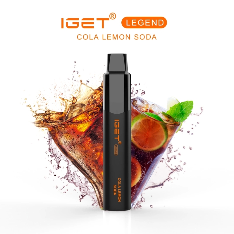 Original IGET LEGEND Pen Electronic Cigarettes Device Battery 12ml Pods 1500mAh Vapors 4000 Puffs Kit VS XXL PLUS SHION MAX