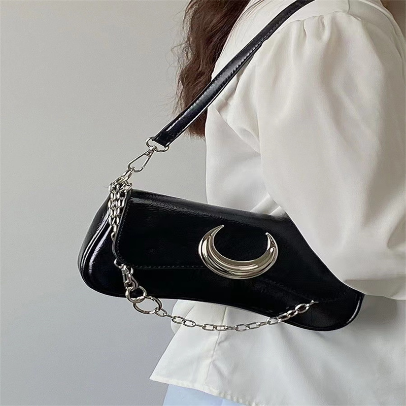 luxurys handbag Designer Bag black bag designer tote side bag woman metal classic handbag lady High quality crossbody bag with chain dust bags Shoulder Bags