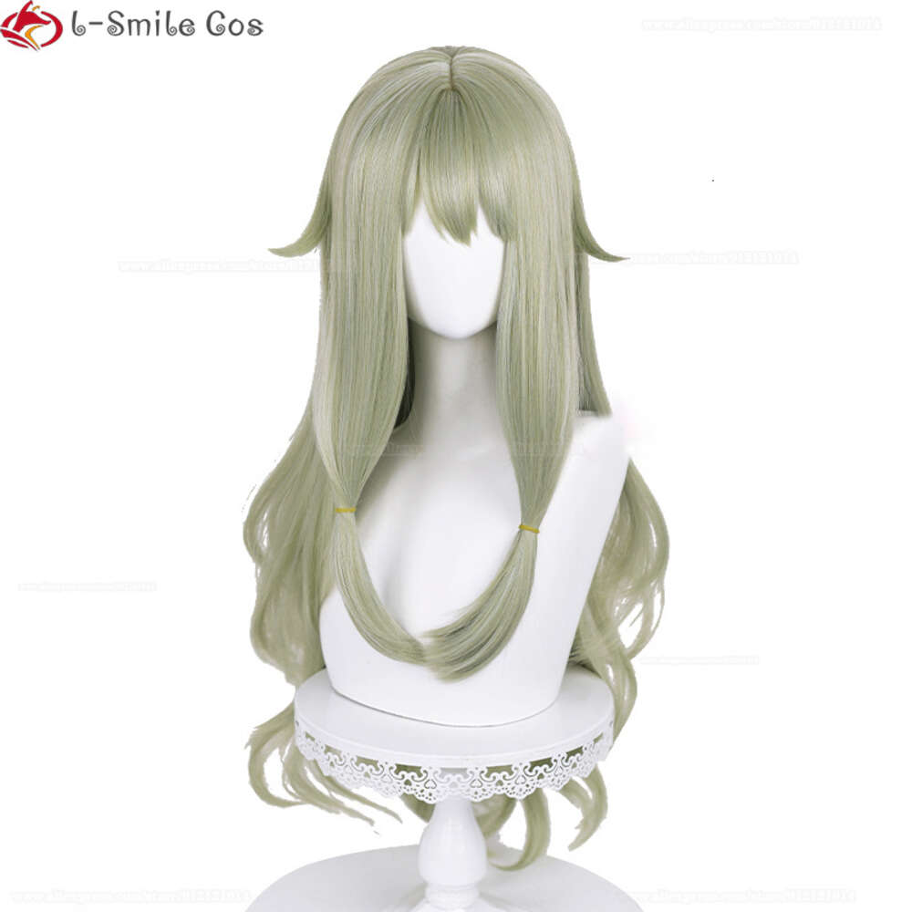 Catsuit Costumes 80 cm de long Kusanagi Nene perruque Anime projet SEKAI scène colorée Cosplay vert bouclé résistant à la chaleur cheveux femme perruques