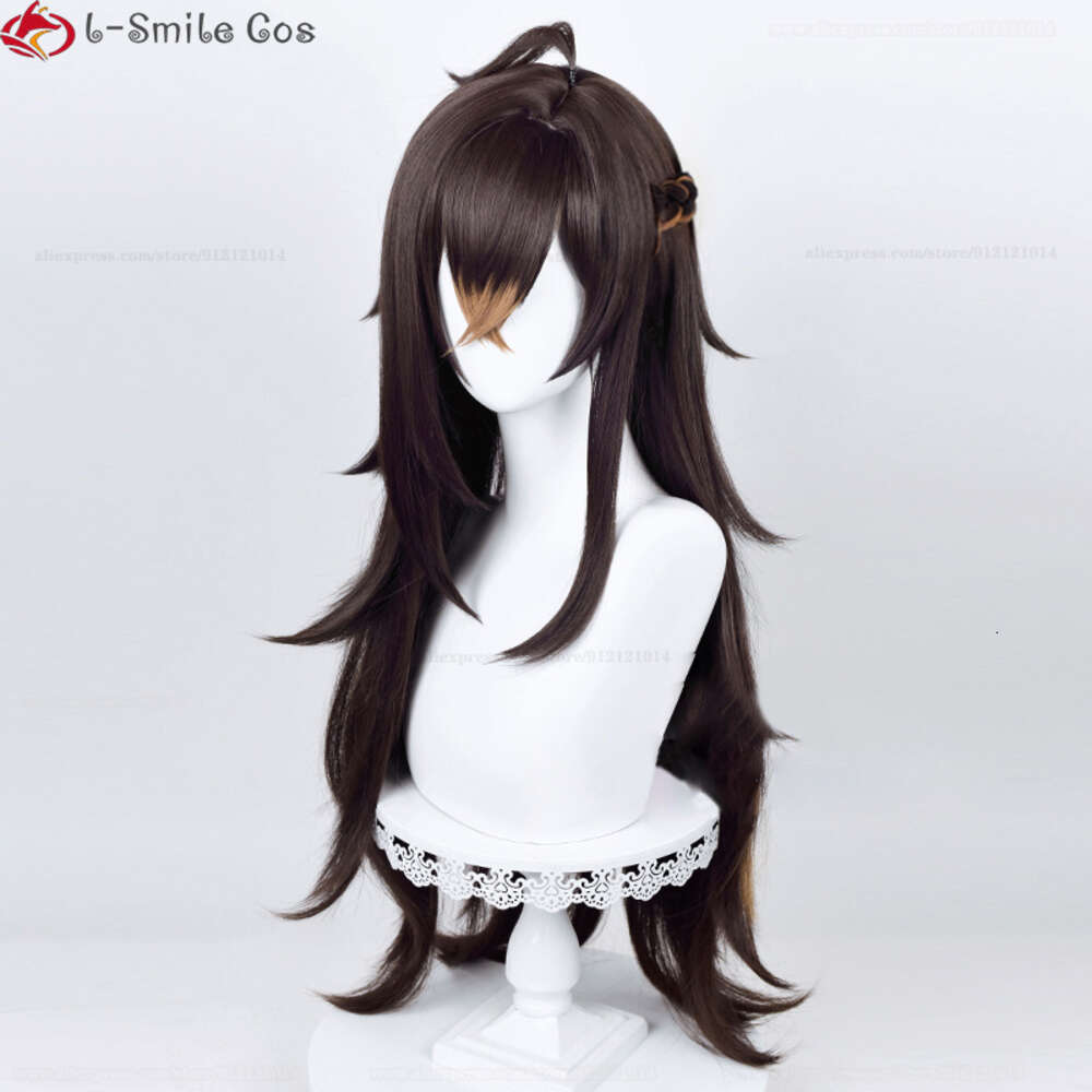 Catsuit Costumes Game Genshin Impact Sumeru Dehya Cosplay 80cm Long Heat Resistant Synthetic Hair Anime Halloween Party Wigs Ear + Wig Cap