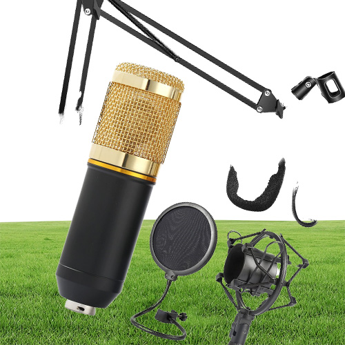 BM800 karaoke microphone studio condenser mikrofon mic bm800 For KTV Radio Braodcasting Singing Recording computer BM 800 black w2828523