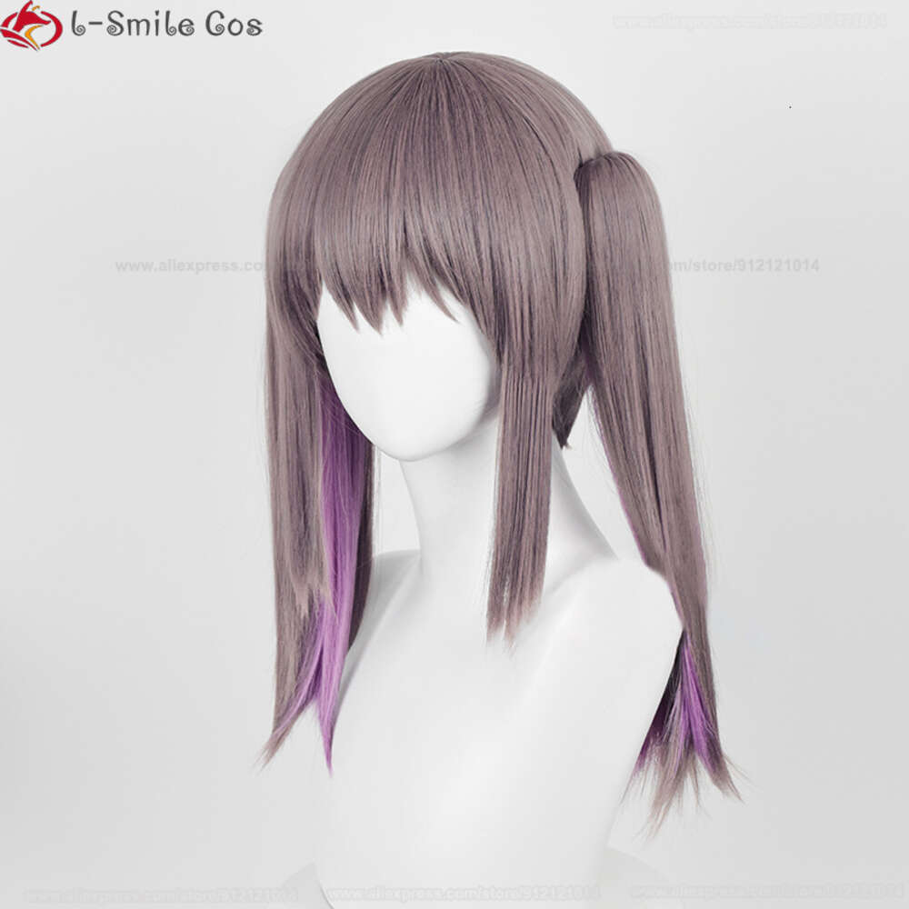 Catsuit Costumes Oyama Mihari Cosplay I'm Now Your Sister 35cm Purple Grey Anime Wigs Hairpins Heat Resistant Hair Party + Wig Cap