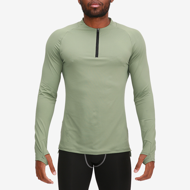 LU-1621 Homens Camisetas Homens Musculação Esporte T-shirt Quick Dry Running Camisa Manga Longa Compressão Top Gym T Shirt Homens Roupas de Ginástica Apertadas