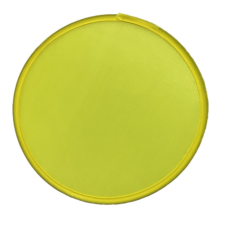 Sommer kreativer Polyester-Falt-Nylon-Falt-Werbegeschenk Nylon-Frisbee-Fächer Bunt faltbar 30 cm, kann bedruckt werden Logo-Zoll-Flugscheibe mit Beuteln