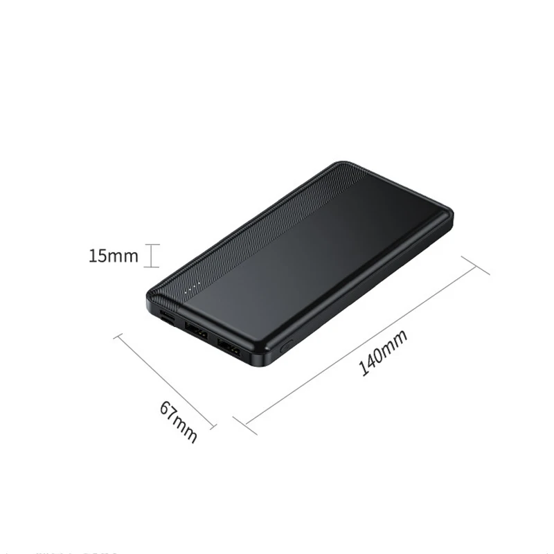 Portátil 20000mAh 20W PD Power Bank 2 salida USB cargador de batería externo Powerbank para iPhone 11 12 13 Xiaomi Mi 9 Samsung S23 S22 S21